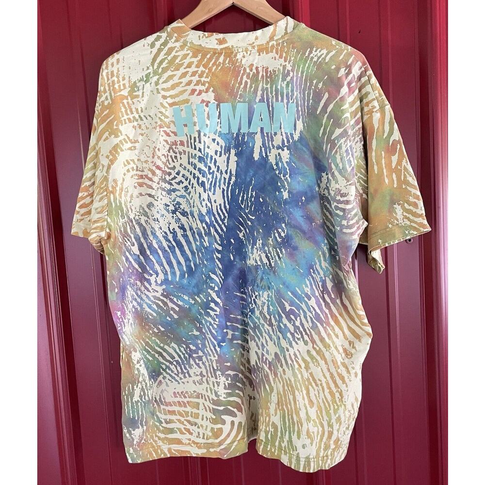 Adidas Shirt X‎ Pharrell Williams Graphic Fingerprint Human Tee Large